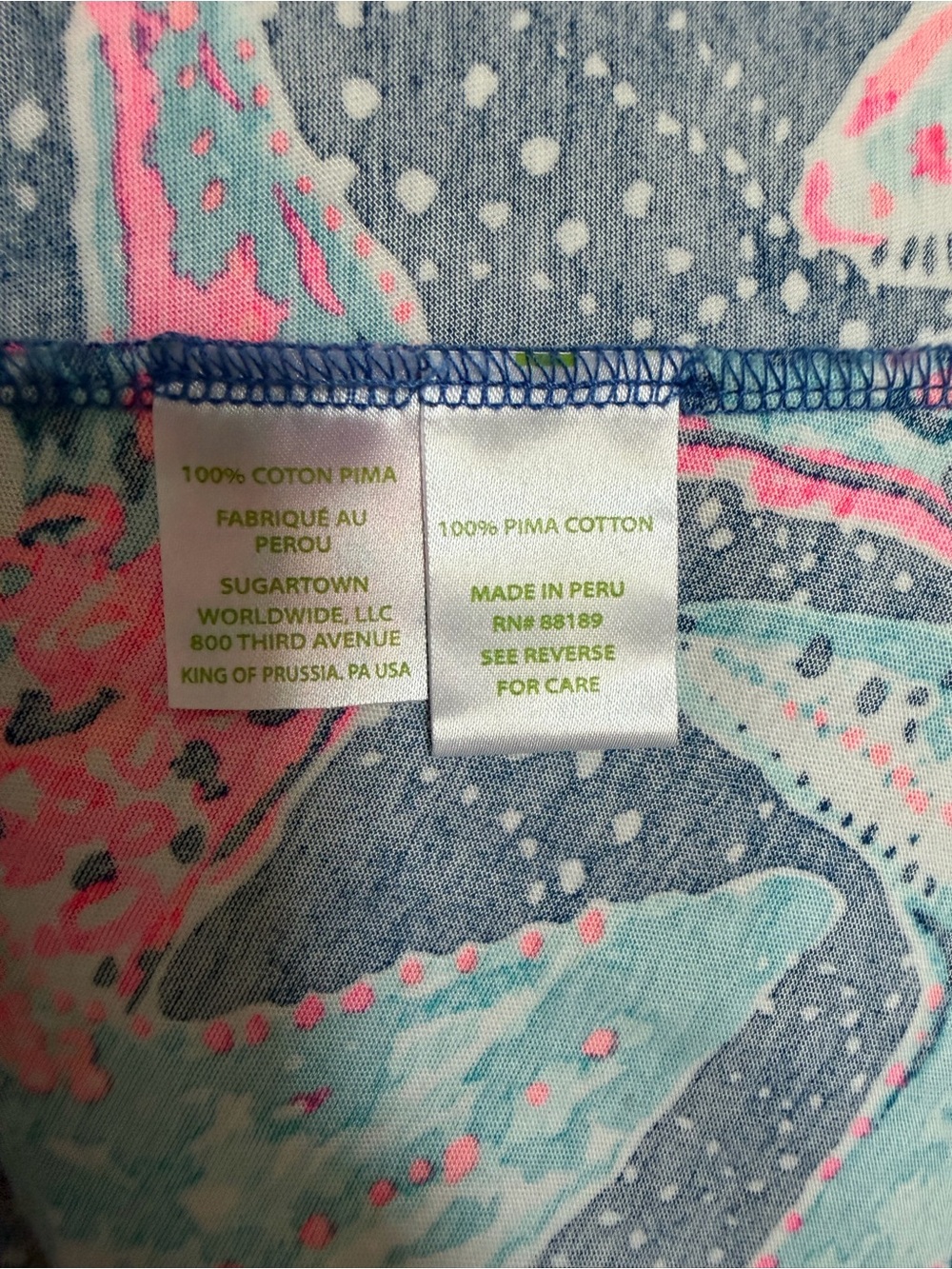 Lilly Pulitzer Margot swing dress size M indigo star struck starfish pink blue - Picture 3 of 14